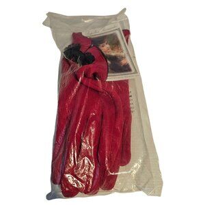 Victorian Trading Co Hopeless Romantic Red Black Gloves Accented Size S/M NWT